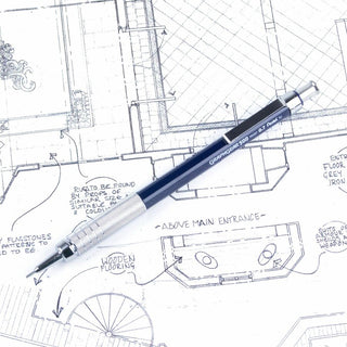 Pentel Graph Gear 500 Mechanical Pencils - #2 Lead - 0.7 mm Lead Diameter - Refillable - Blue Barrel - 1 Each