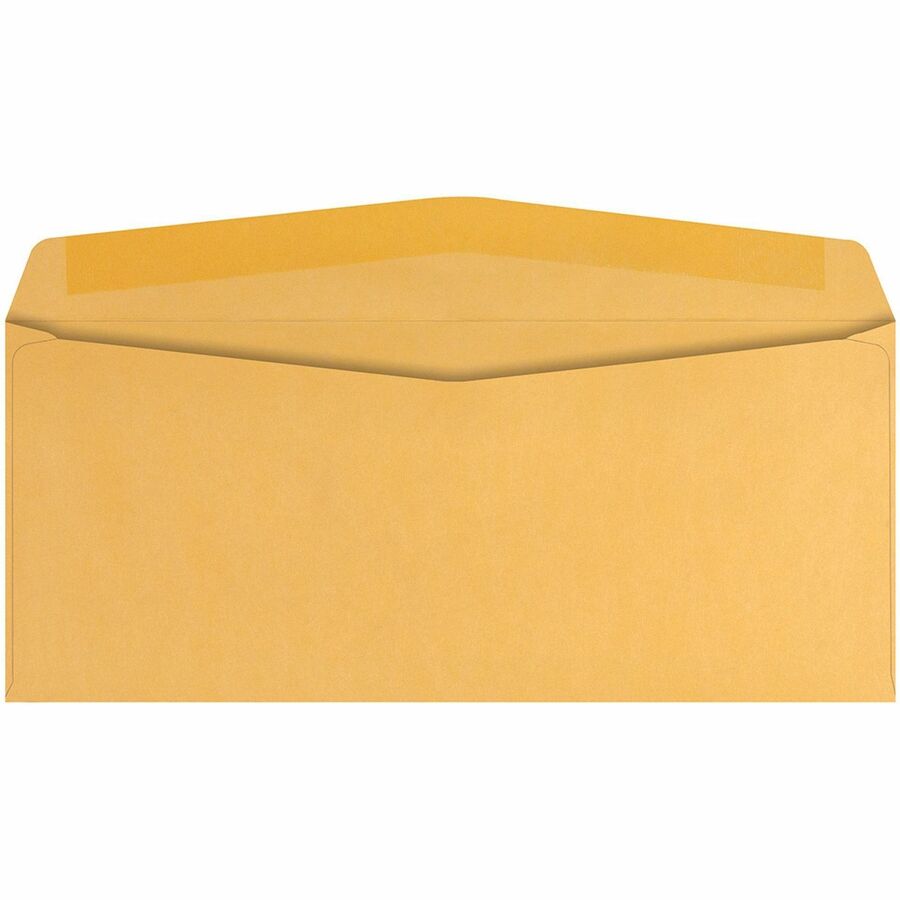 Quality Park No. 12 Envelopes - Business - #12 - 4 3/4" Width x 11" Length - 28 lb - Adhesive - Kraft - 500 / Box - Kraft