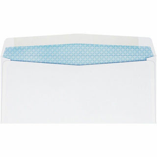 Security Tint Window Envelope, #8 5/8, Commercial Flap, Gummed Closure, 3.63 x 8.63, White, 500/Box