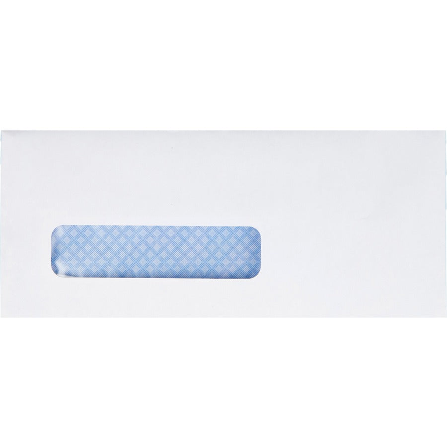 Security Tint Window Envelope, #8 5/8, Commercial Flap, Gummed Closure, 3.63 x 8.63, White, 500/Box