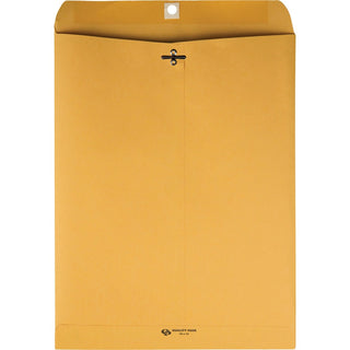 Clasp Envelope, 28 lb Bond Weight Kraft, #97, Square Flap, Clasp/Gummed Closure, 10 x 13, Brown Kraft, 250/Carton