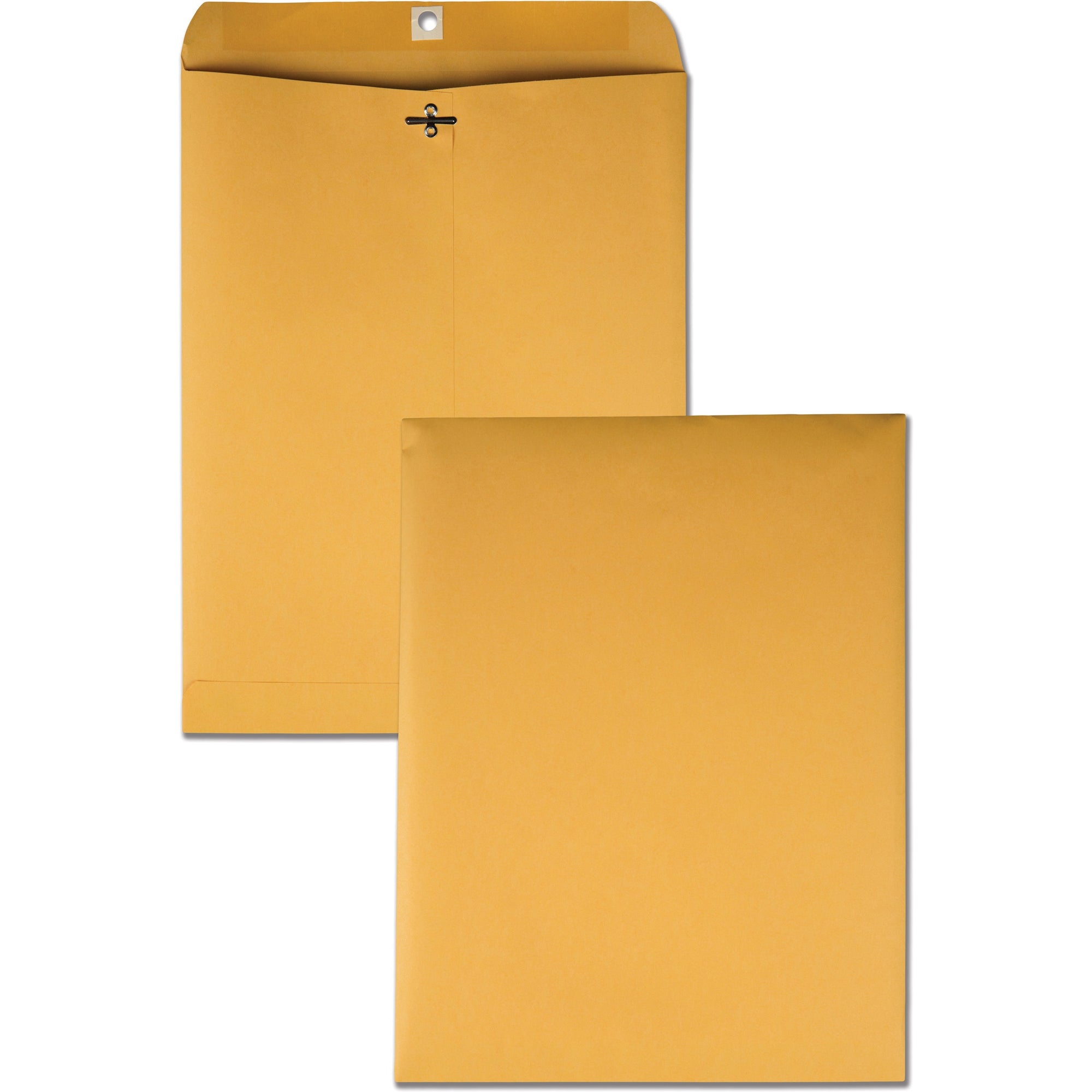 Clasp Envelope, 28 lb Bond Weight Kraft, #97, Square Flap, Clasp/Gummed Closure, 10 x 13, Brown Kraft, 250/Carton