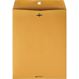 Clasp Envelope, 28 lb Bond Weight Kraft, #97, Square Flap, Clasp/Gummed Closure, 10 x 13, Brown Kraft, 100/Box