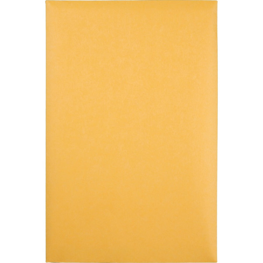 Catalog Envelope, 28 lb Bond Weight Kraft, #1, Square Flap, Gummed Closure, 6 x 9, Brown Kraft, 100/Box