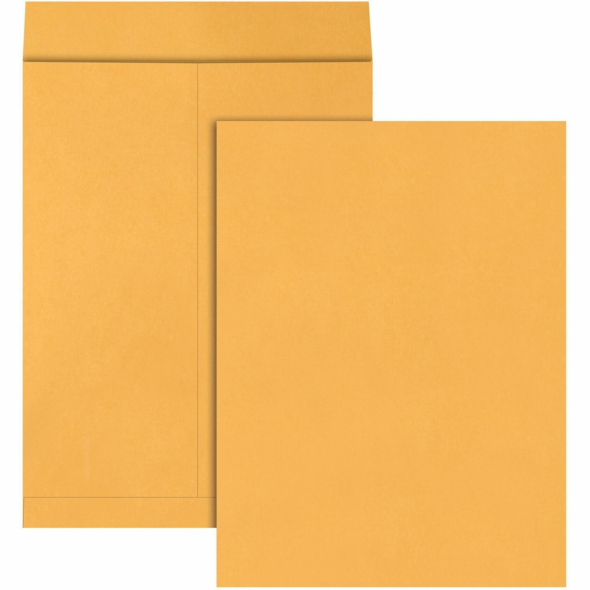 Jumbo Size Kraft Envelope, Cheese Blade Flap, Fold-Over Closure, 15 x 20, Brown Kraft, 25/Pack
