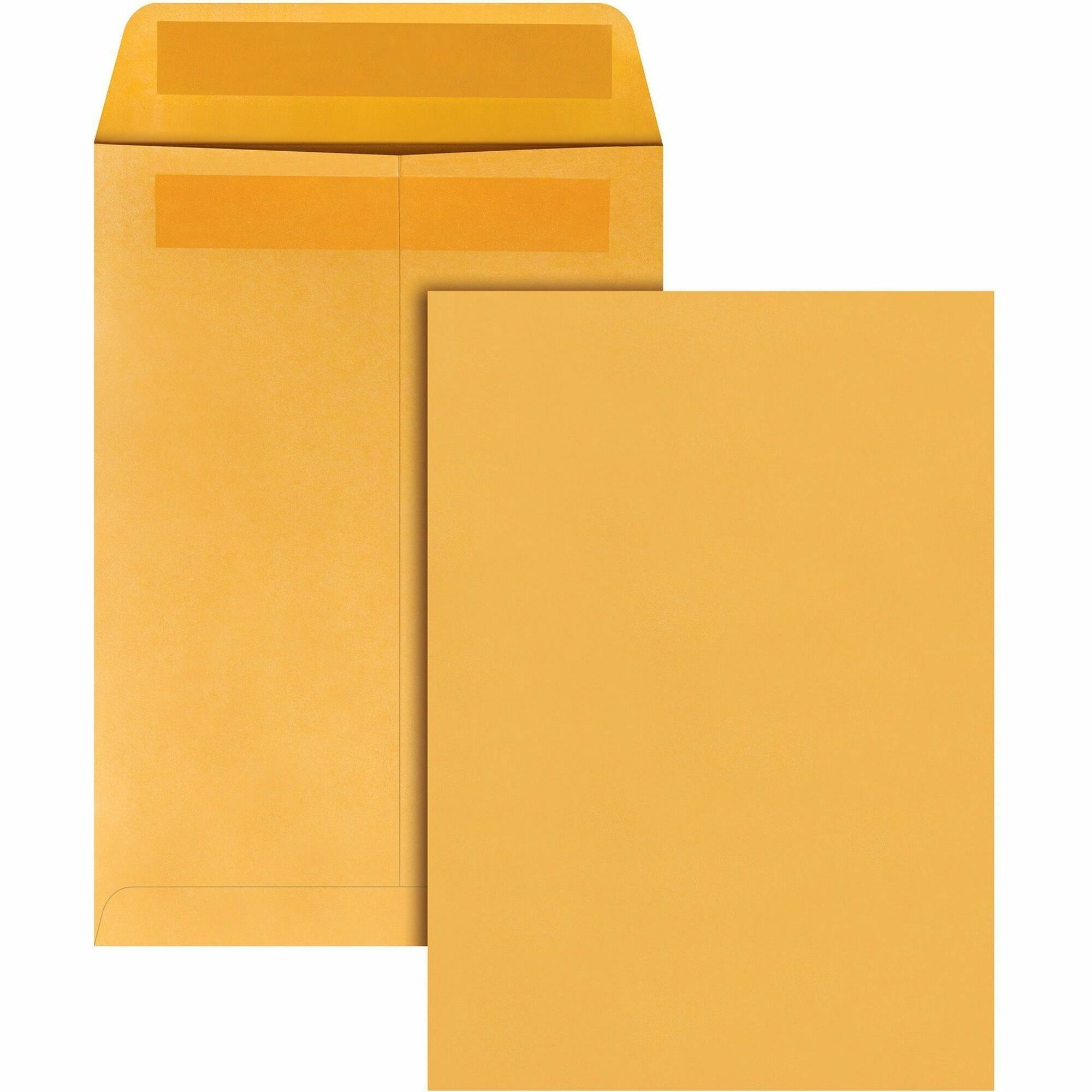 Redi-Seal Catalog Envelope, #6, Cheese Blade Flap, Redi-Seal Adhesive Closure, 7.5 x 10.5, Brown Kraft, 250/Box
