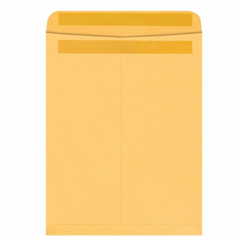 Redi-Seal Catalog Envelope, #15 1/2, Cheese Blade Flap, Redi-Seal Adhesive Closure, 12 x 15.5, Brown Kraft, 100/Box