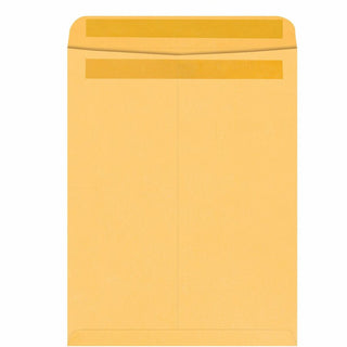 Redi-Seal Catalog Envelope, #15 1/2, Cheese Blade Flap, Redi-Seal Adhesive Closure, 12 x 15.5, Brown Kraft, 100/Box