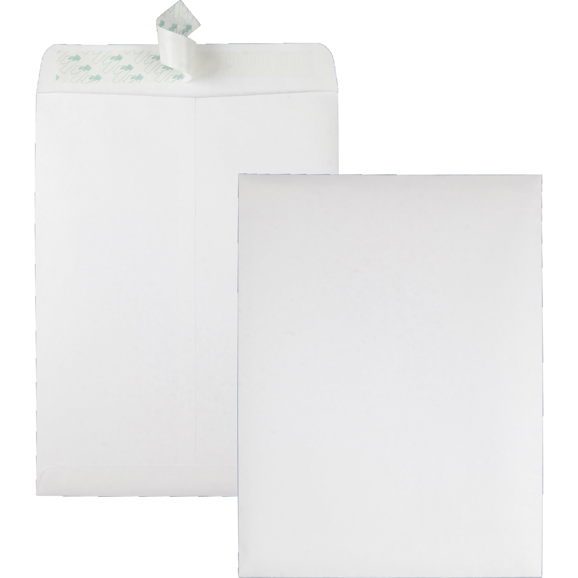 Redi-Strip Catalog Envelope, #10 1/2, Cheese Blade Flap, Redi-Strip Adhesive Closure, 9 x 12, White, 100/Box
