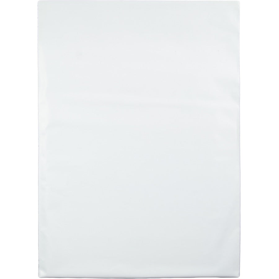 Redi-Strip Poly Mailer, #6, Square Flap, Redi-Strip Adhesive Closure, 14 x 19, White, 100/Pack