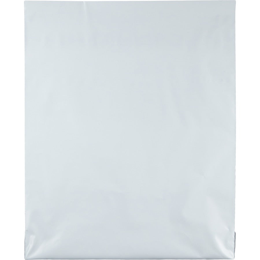 Redi-Strip Poly Mailer, #5 1/2, Square Flap with Perforated Strip, Redi-Strip Adhesive Closure, 14 x 17, White, 100/Pack