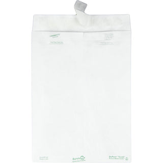Lightweight 14 lb Tyvek Catalog Mailers, #10 1/2, Square Flap, Redi-Strip Adhesive Closure, 9 x 12, White, 100/Box