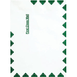 Lightweight 14 lb Tyvek Catalog Mailers, First Class, #10 1/2, Commercial Flap, Redi-Strip Closure, 9 x 12, White, 100/Box