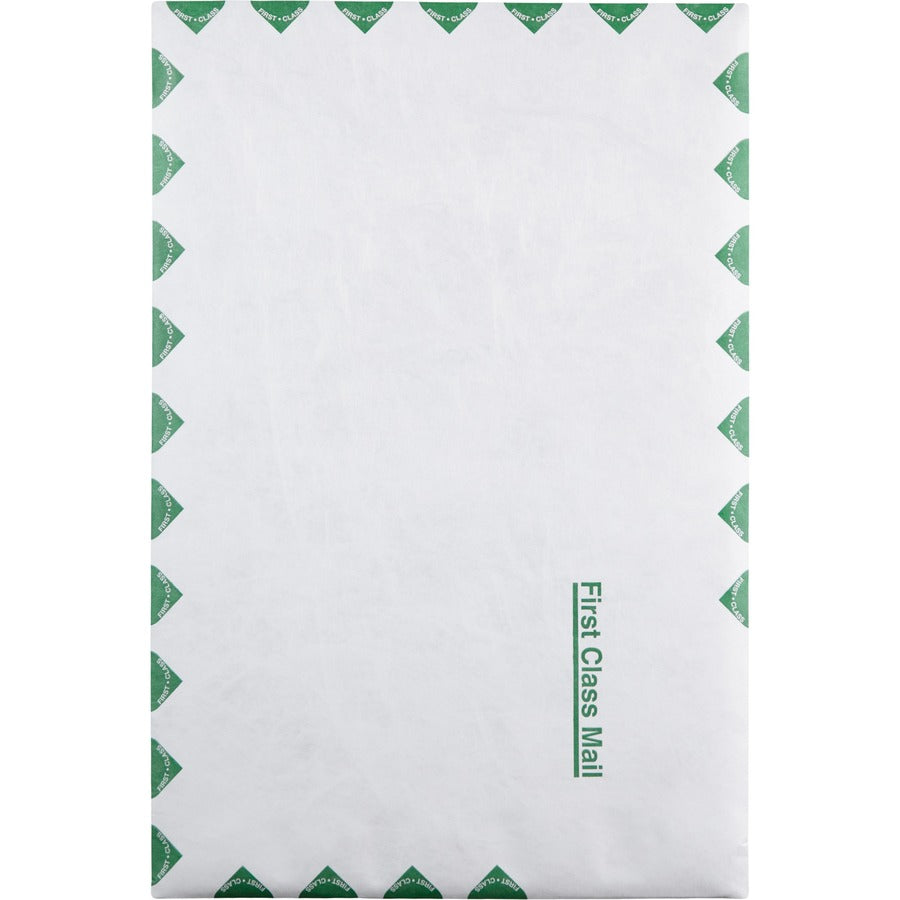 Lightweight 14 lb Tyvek Catalog Mailers, First Class, #15, Square Flap, Redi-Strip Adhesive Closure, 10 x 15, White, 100/Box