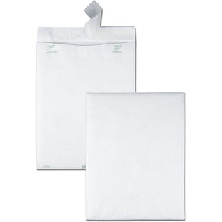 Lightweight 14 lb Tyvek Catalog Mailers, #15 1/2, Square Flap, Redi-Strip Adhesive Closure, 12 x 16, White, 100/Box