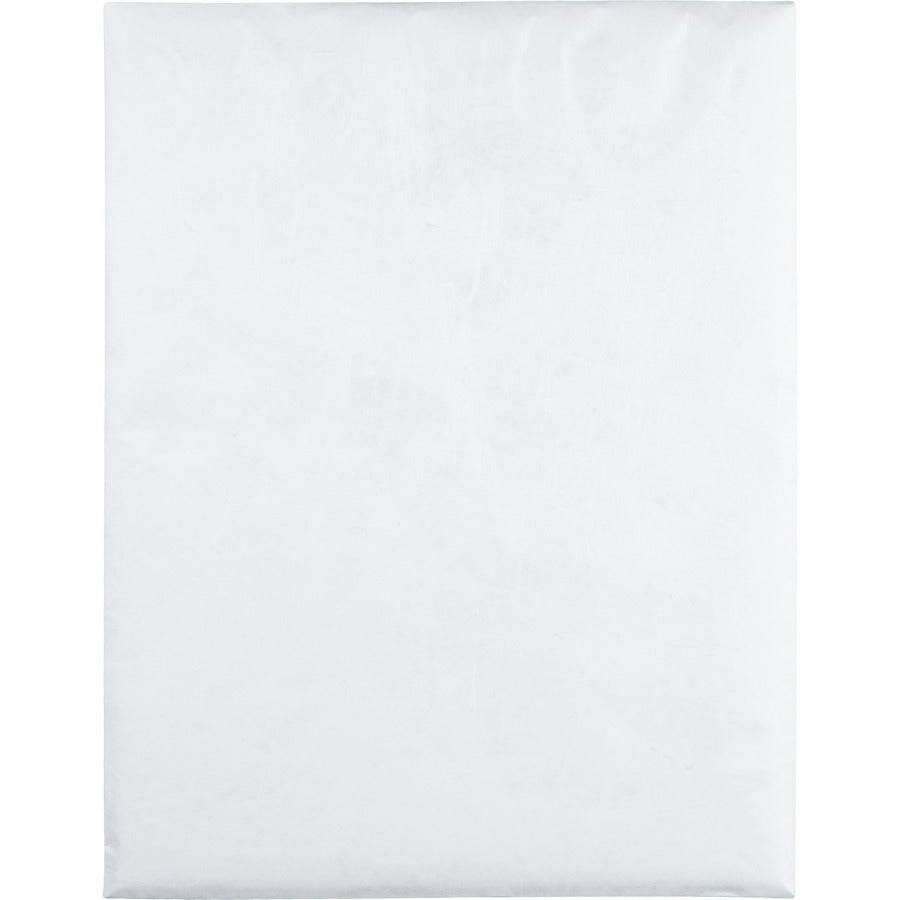 Lightweight 14 lb Tyvek Catalog Mailers, #15 1/2, Square Flap, Redi-Strip Adhesive Closure, 12 x 16, White, 100/Box