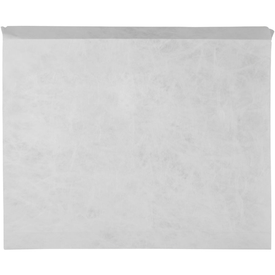 Heavyweight 18 lb Tyvek Open End Expansion Mailers, #13 1/2, Square Flap, Redi-Strip Adhesive Closure, 10 x 13, White, 100/CT
