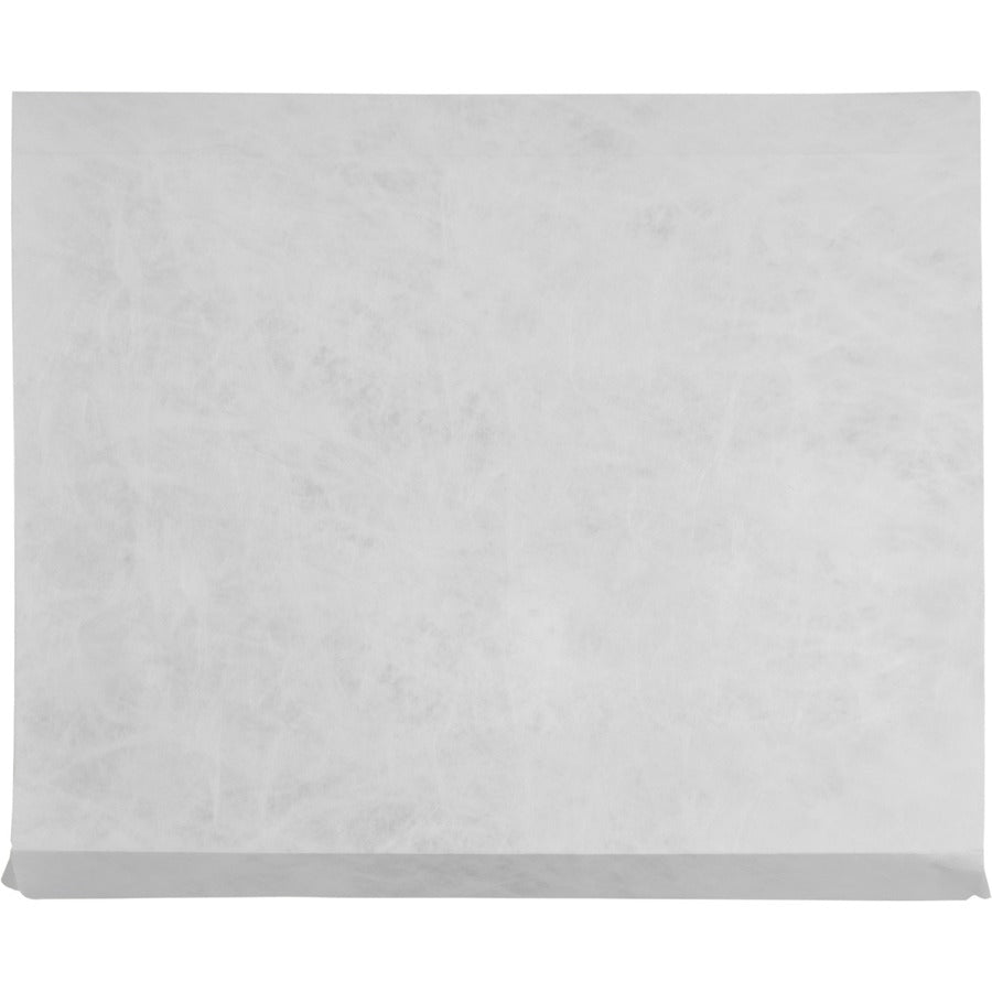 Lightweight 14 lb Tyvek Open End Expansion Mailers, #13 1/2, Square Flap, Redi-Strip Adhesive Closure, 10 x 13, White, 100/CT