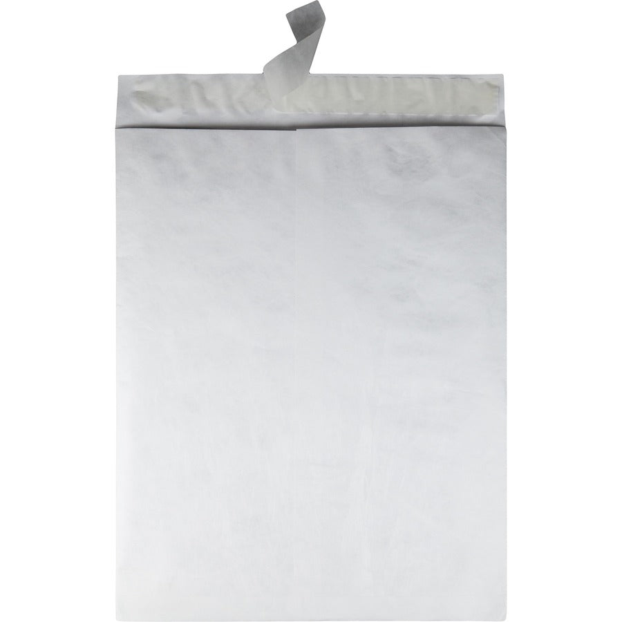 Heavyweight 18 lb Tyvek Catalog Mailers, Square Flap, Redi-Strip Adhesive Closure, 18 x 23, White, 25/Box