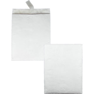 Bubble Mailer of DuPont Tyvek, #13 1/2, Square Flap, Redi-Strip Adhesive Closure, 10 x 13, White, 25/Box