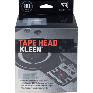 Tape Head Kleen Pad, Individually Sealed Pads, 5 x 5, 80/Box