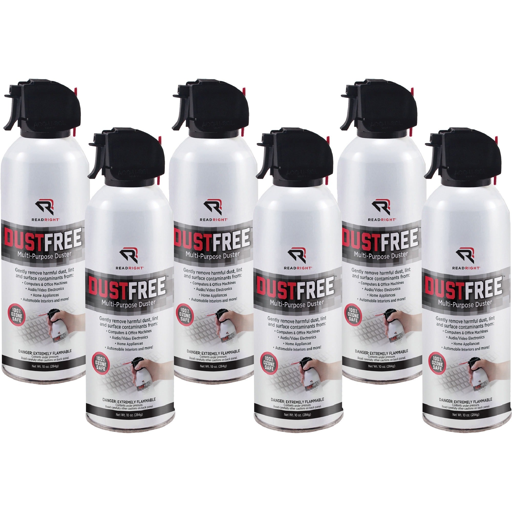 DustFree Multipurpose Duster, 10 oz Can, 6/Pack