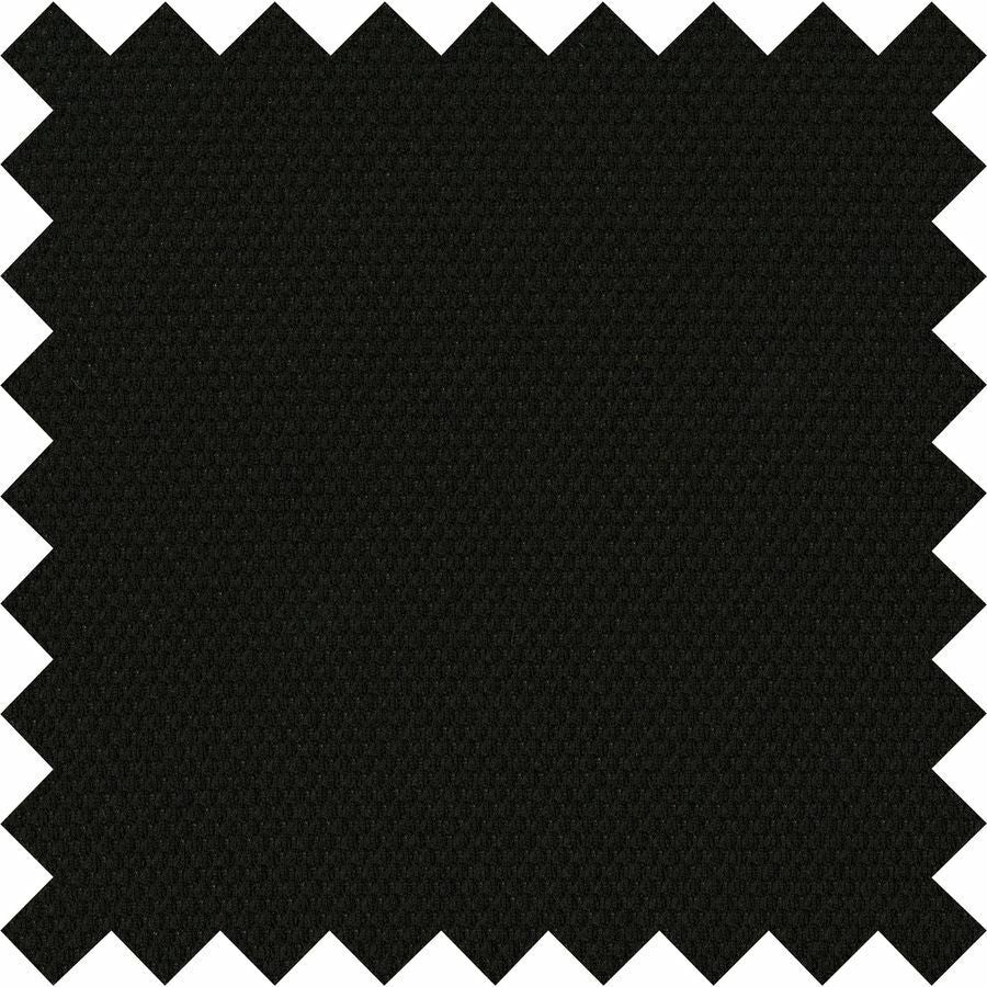 Safco Big & Tall Executive Mid-Back Chair - Black Foam, Polyester Seat - Black Frame - 5-star Base - Black - 1 Each - 
