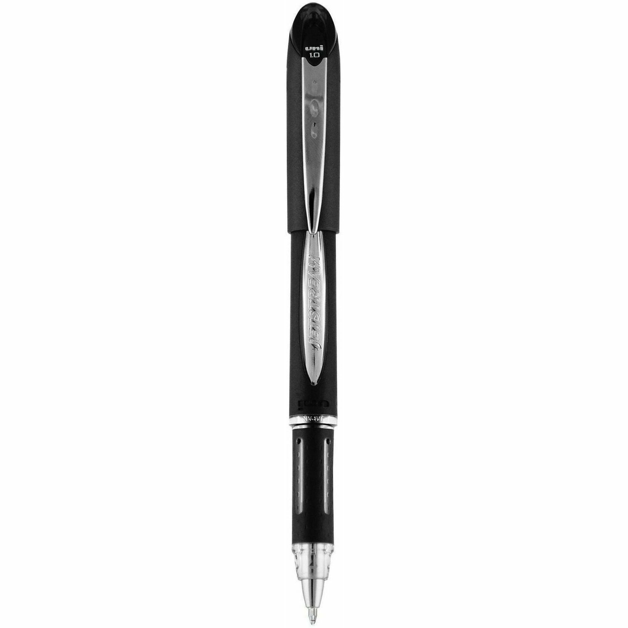 uni-ball - Jetstream Ballpoint Stick Pen, Black Ink, Bold, Sold as 1 EA
