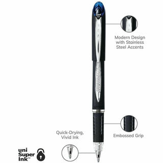 uni-ball - Jetstream Ballpoint Stick Pen, Blue Ink, Bold, Sold as 1 EA