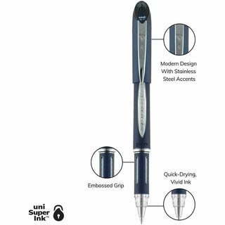 uni-ball - Jetstream Ballpoint Stick Pen, Black Ink, Medium, Sold as 1 EA
