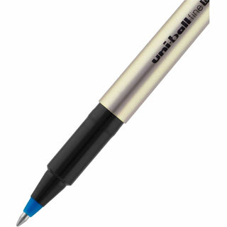 uni-ball - Deluxe Roller Ball Stick Water-Proof Pen, Blue Ink, Fine, Sold as 1 DZ
