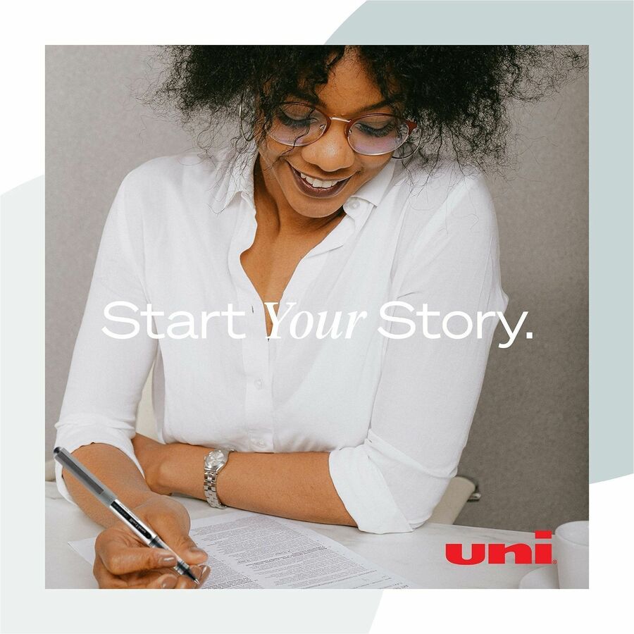 uni-ball - Vision Roller Ball Stick Water-Proof Pen, Red Ink, Micro, Dozen, Sold as 1 DZ