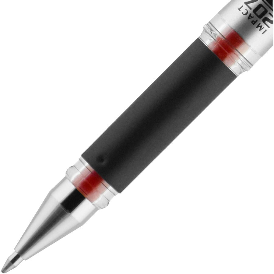 uni-ball - 207 Impact Roller Ball Stick Gel Pen, Red Ink, Bold, Sold as 1 EA