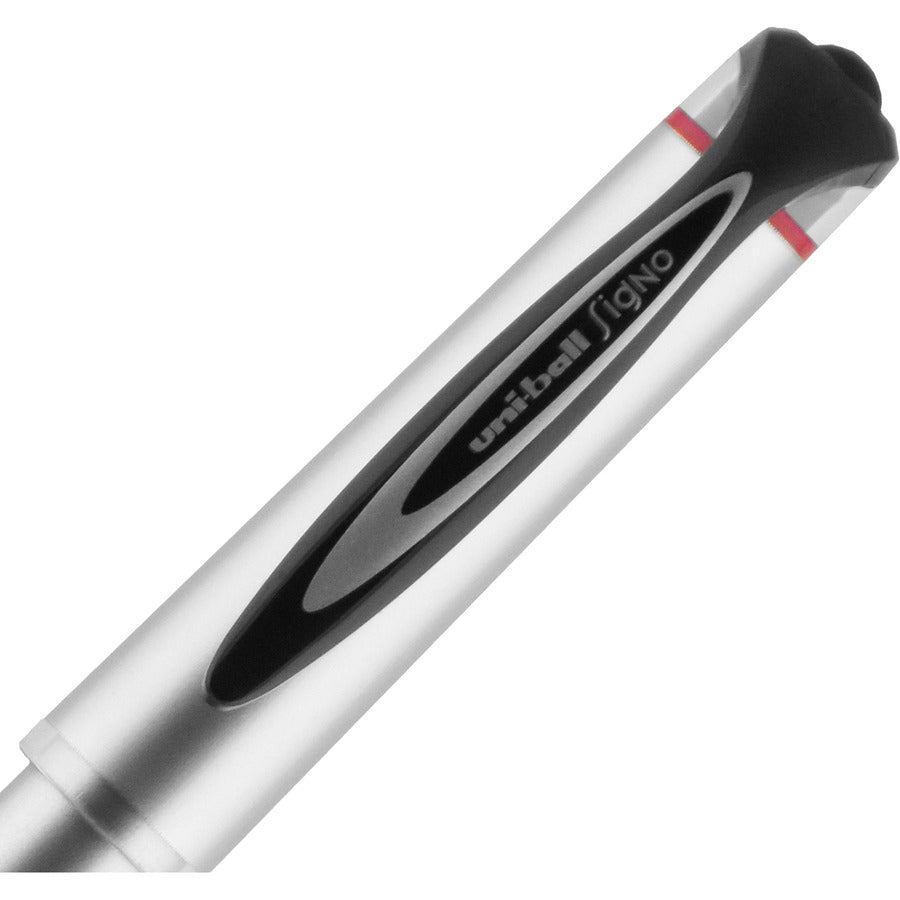 uni-ball - 207 Impact Roller Ball Stick Gel Pen, Red Ink, Bold, Sold as 1 EA
