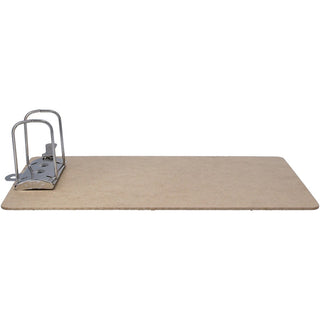 Recycled Hardboard Archboard Clipboard, 2.5" Clip Capacity, Holds 8.5 x 11 Sheets, Brown