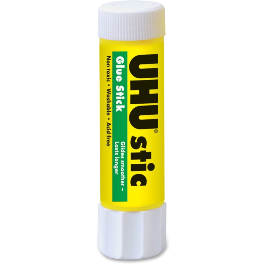 Stic Permanent Glue Stick, 1.41 oz, Applies and Dries Clear