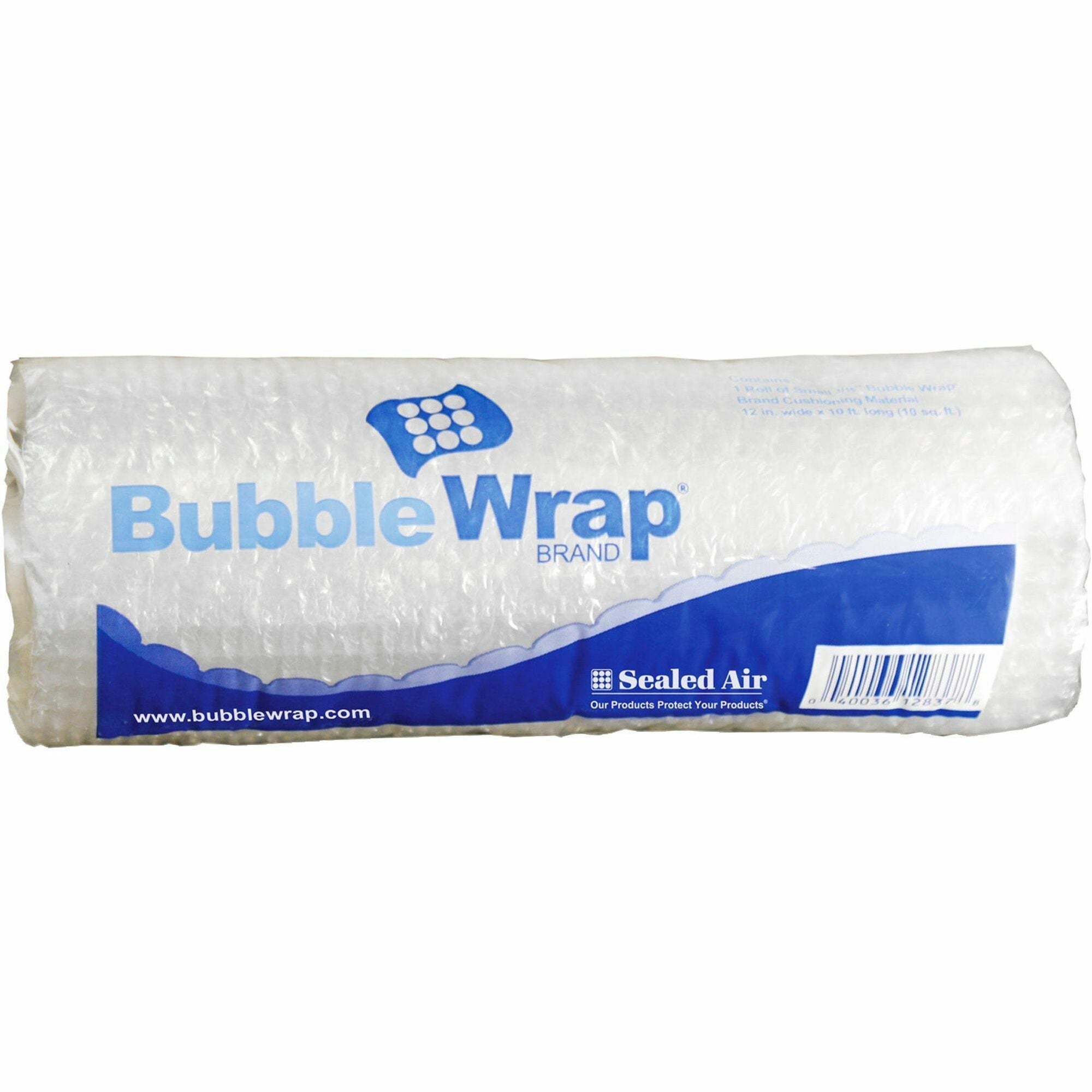 Bubble Wrap Cushioning Material, 0.19" Thick, 12" x 10 ft