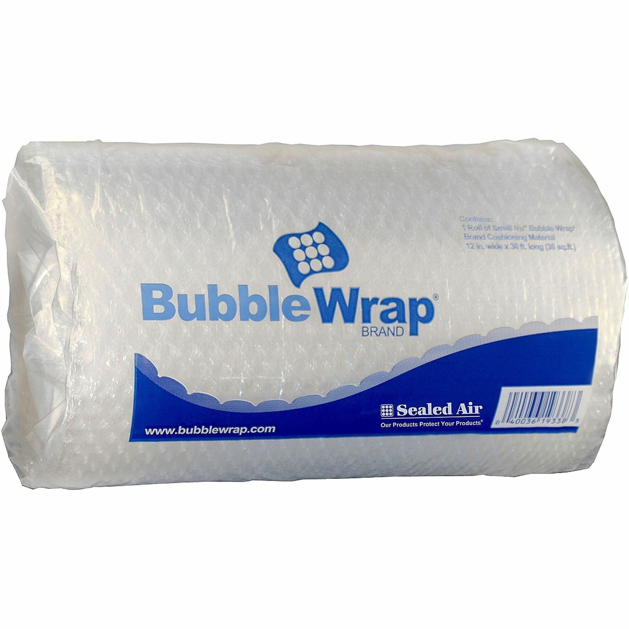 Bubble Wrap Cushioning Material, 0.19" Thick, 12" x 30 ft