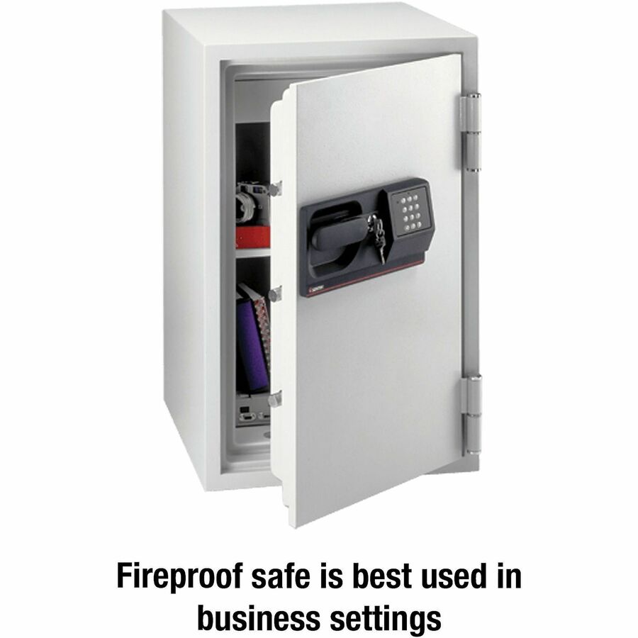 Commercial Safe, 3 cu ft, 20.5 x 22 x 34.5, Light Gray