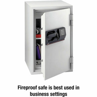 Commercial Safe, 3 cu ft, 20.5 x 22 x 34.5, Light Gray