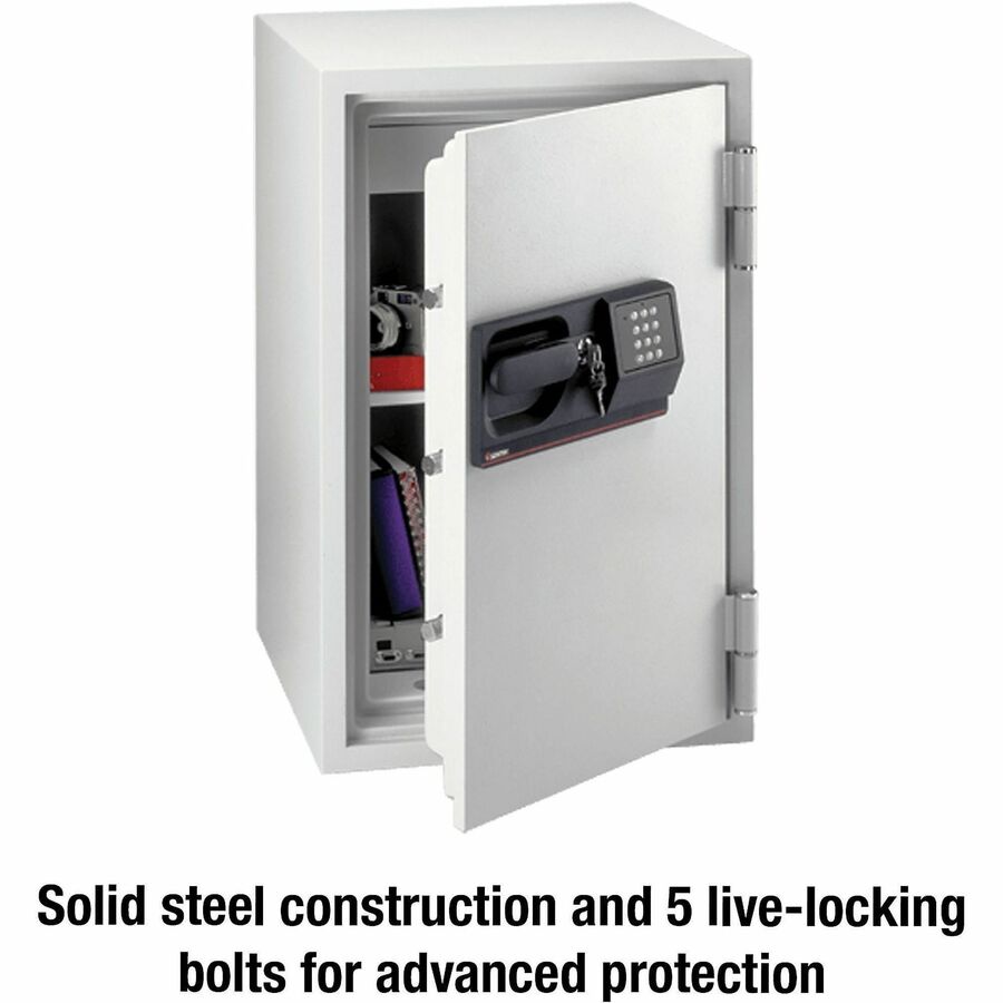 Commercial Safe, 3 cu ft, 20.5 x 22 x 34.5, Light Gray
