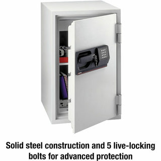 Commercial Safe, 3 cu ft, 20.5 x 22 x 34.5, Light Gray