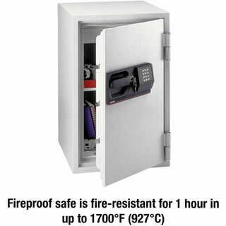 Commercial Safe, 3 cu ft, 20.5 x 22 x 34.5, Light Gray