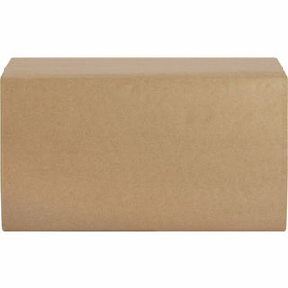Genuine Joe Single-Fold Value Paper Towels - 1 Ply - 10.25" x 9.10" - Natural - Recyclable, Singlefold, Embossed - For Washroom, Restroom, Public Facilities, Industry, Education - 250 Per Pack - 16 / Carton