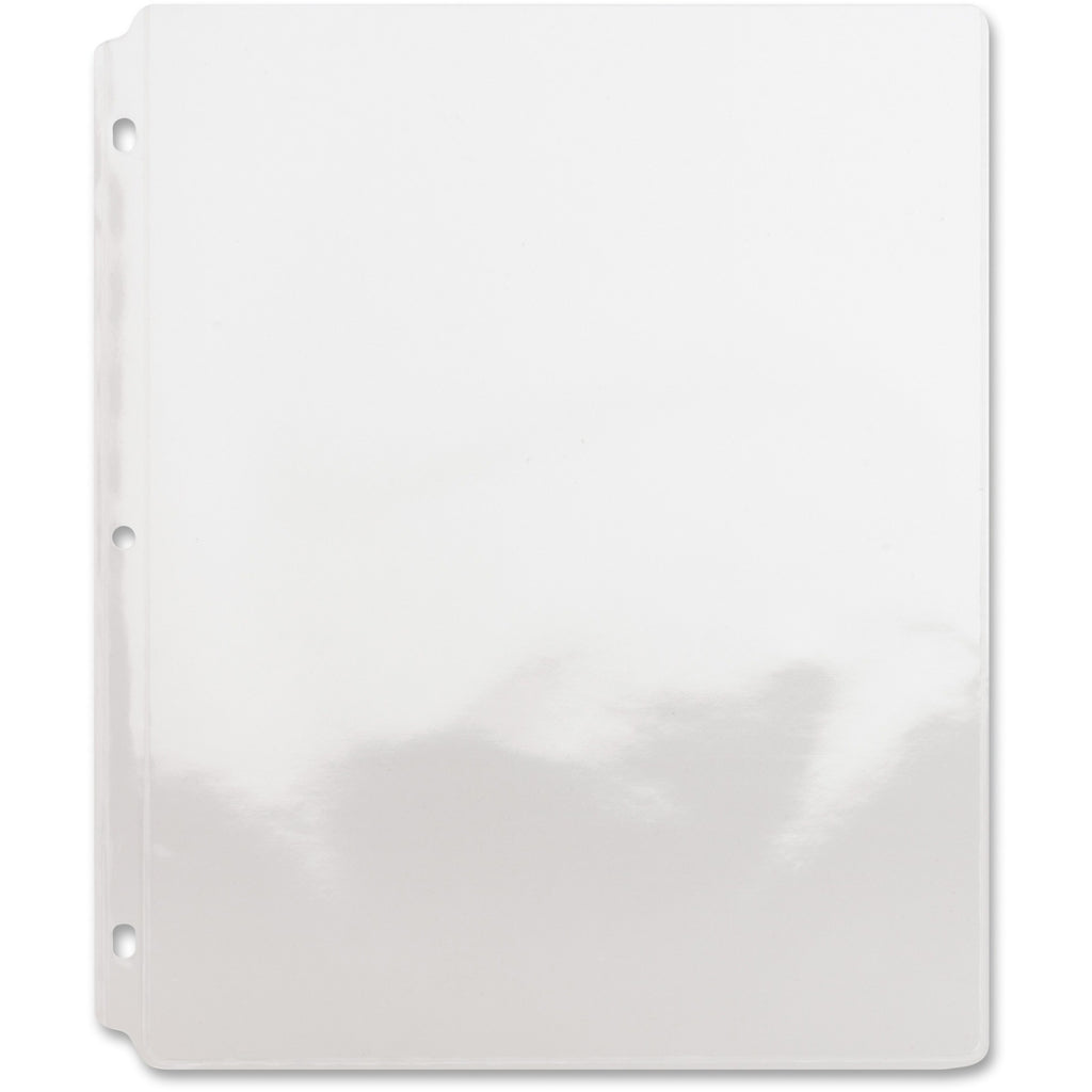 Sparco Top-Loading Vinyl Sheet Protectors - For Letter 8 1/2" x 11" Sheet - Clear - Vinyl - 50 / Box - 