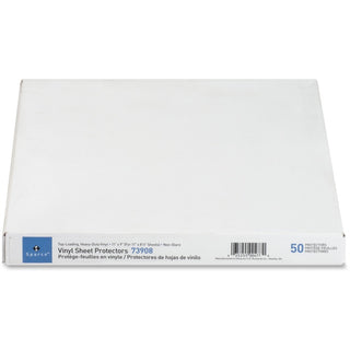 Sparco Top-Loading Vinyl Sheet Protectors - For Letter 8 1/2" x 11" Sheet - Ring Binder - Non-glare - Vinyl - 50 / Box - 