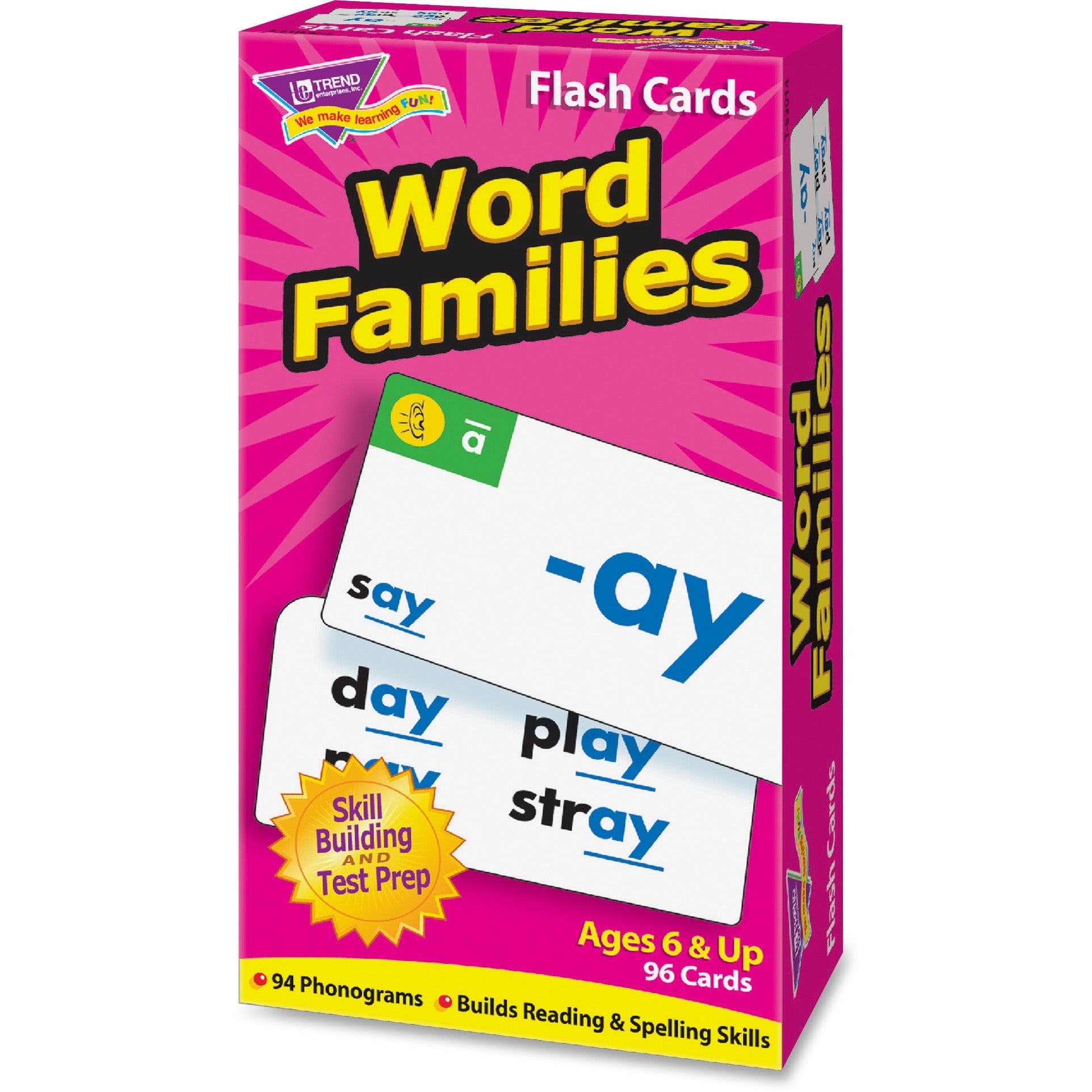Trend Word Skill Building Flash Cards - Educational - 1 Each - 
