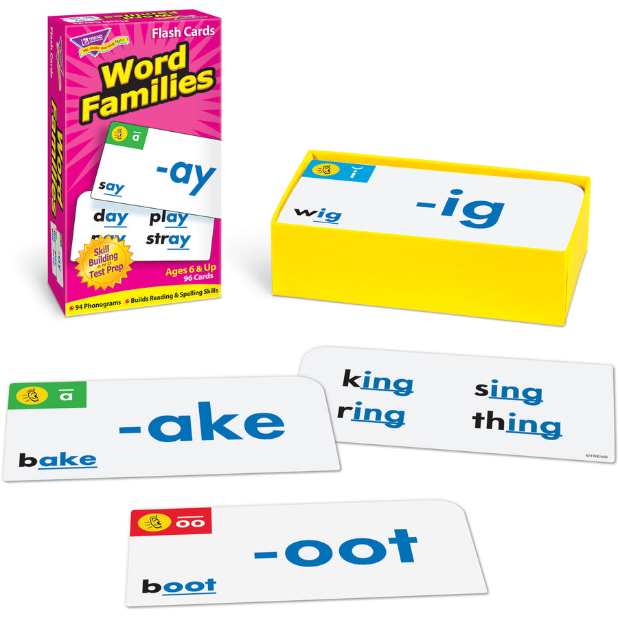 Trend Word Skill Building Flash Cards - Educational - 1 Each - 