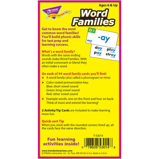 Trend Word Skill Building Flash Cards - Educational - 1 Each - 