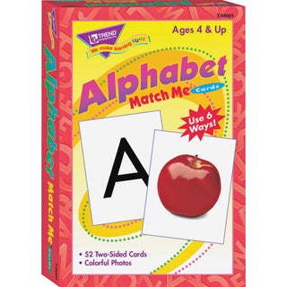 Trend Alphabet Match Me Flash Cards - Educational - 1 / Set - 